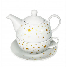 XMAS STAR SET TEIERA C/TAZZA CC.210 (4pz)